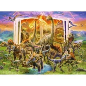 Puzzle Cartea Dinozaurilor, 300 Piese Ravensburger - 1